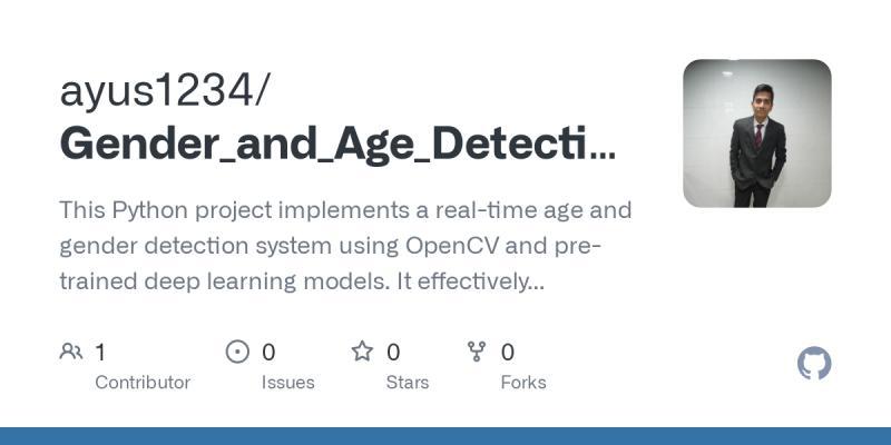 Age-Gender Detection System